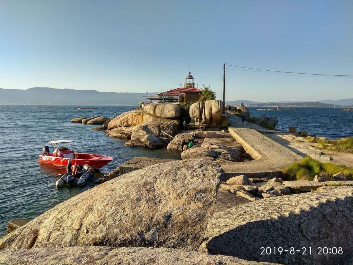 Piso Illa De Arousa, Rison Lägenhet Exteriör bild